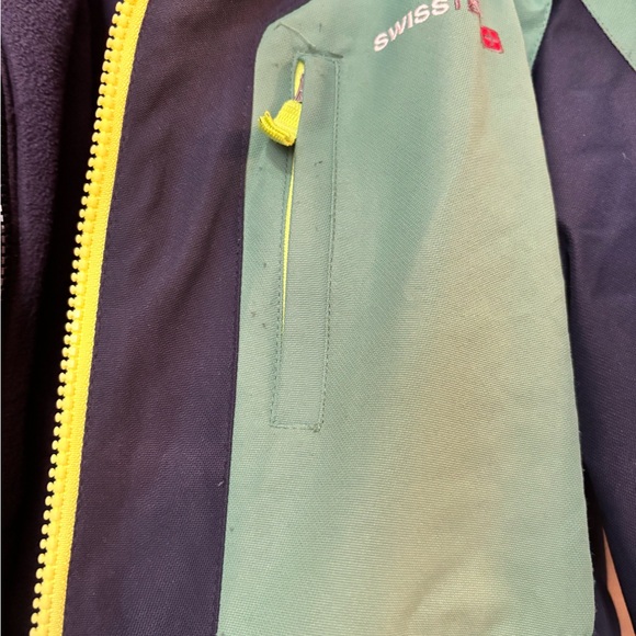 Kids' Green and Blue jacket Small - Picture 4 of 10